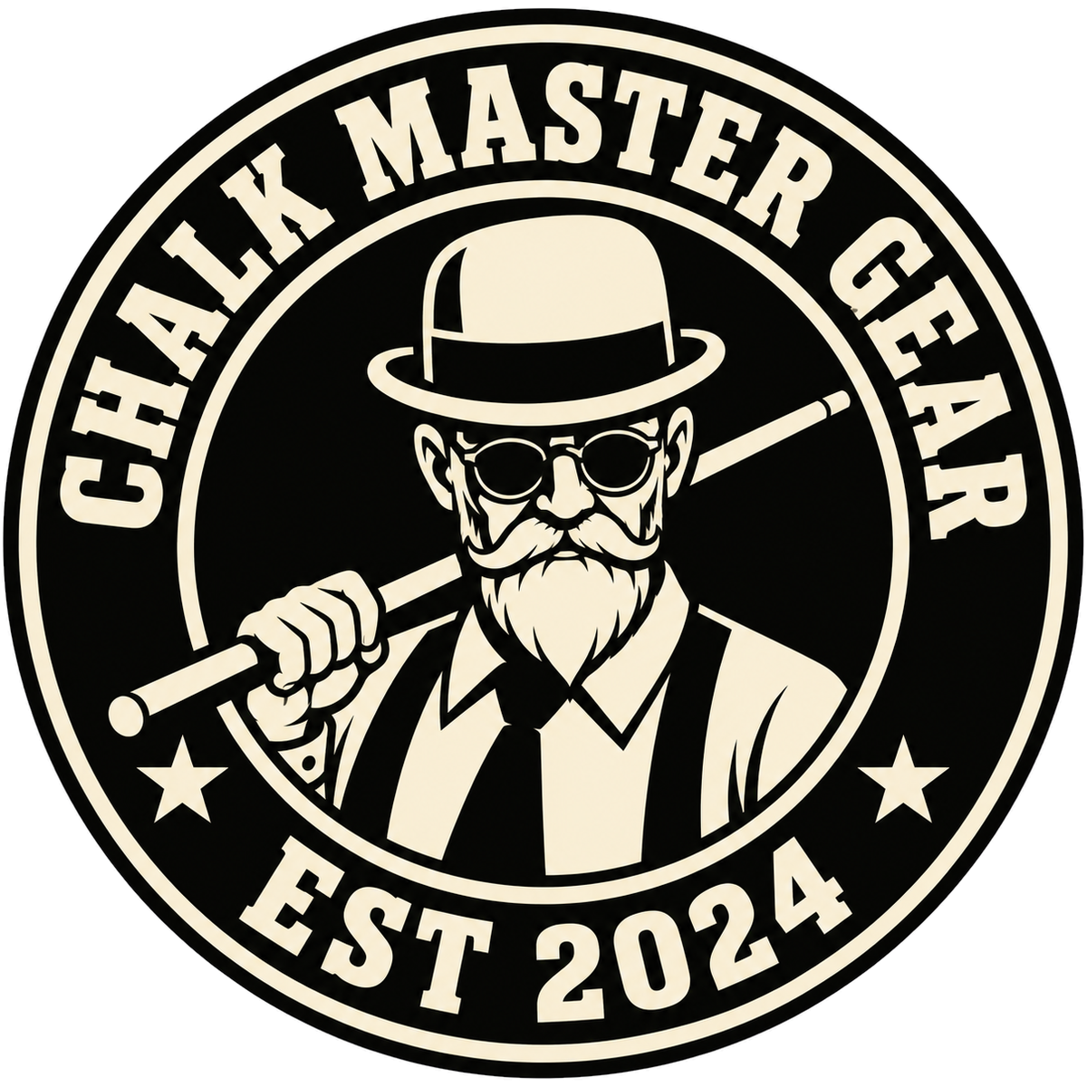Chalk Master Seal printed on a magnetic chalk holder base