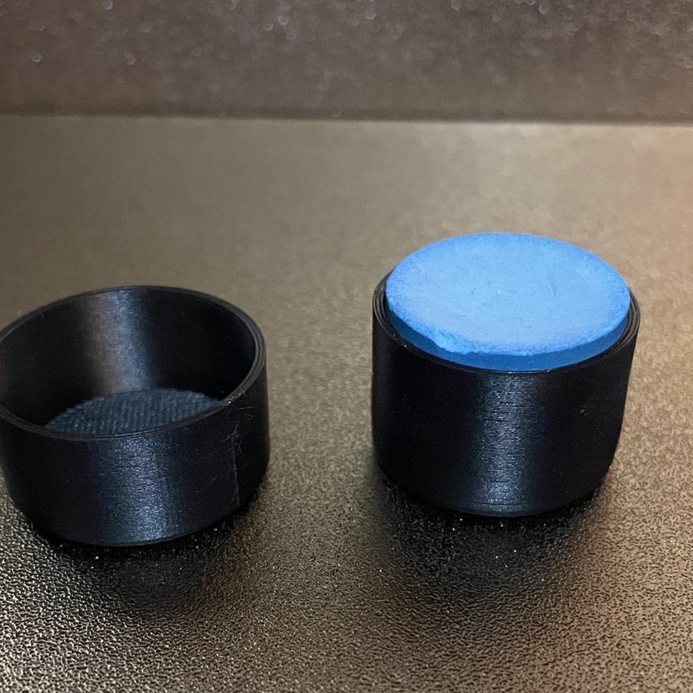 Replacement chalk holder cup with chalk